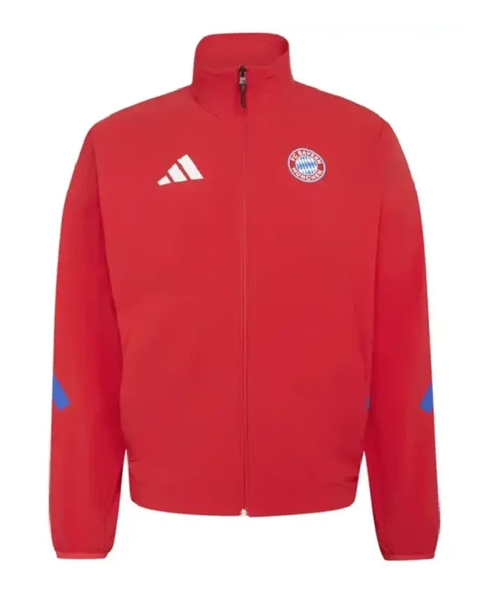 Adidas Bayern Munich 2026 Anthem Red Jacket