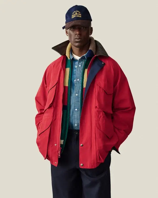 Aimé Leon Dore Lightweight Barn Red Jacket