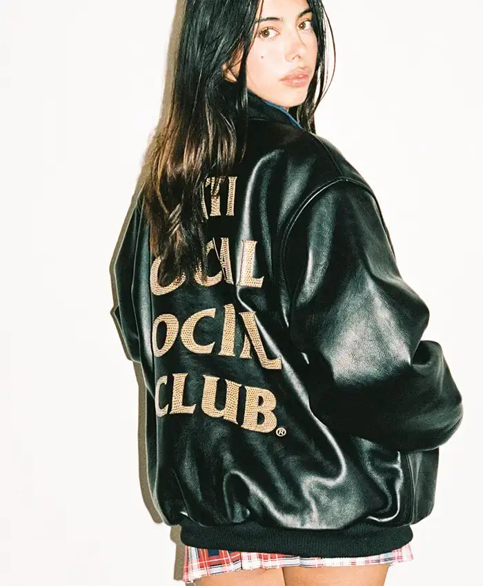 Anti Social Social Club Fall 2026 Black Leather Jacket
