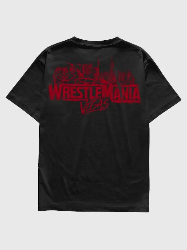 Complex Black IShowSpeed x WrestleMania 42 T-Shirt