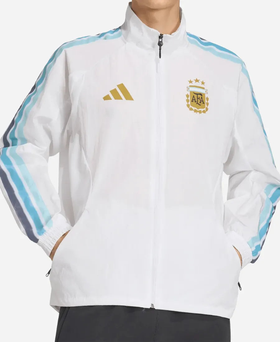 Buy Argentina AFA Home Anthem White Jacket