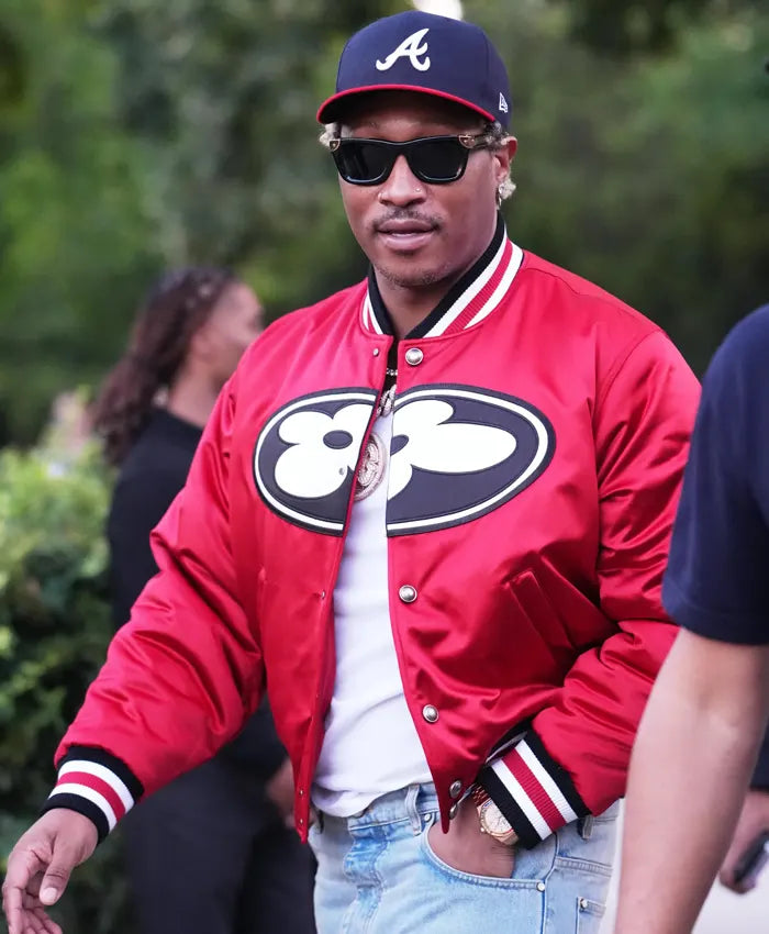 Buy Future Louis Vuitton SS27 Red Varsity Jacket
