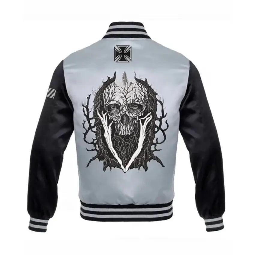 Buy Skull Letterman Jacket USA