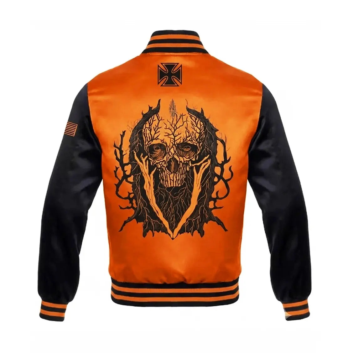 Buy Skull Reaper Satin Jacket USA