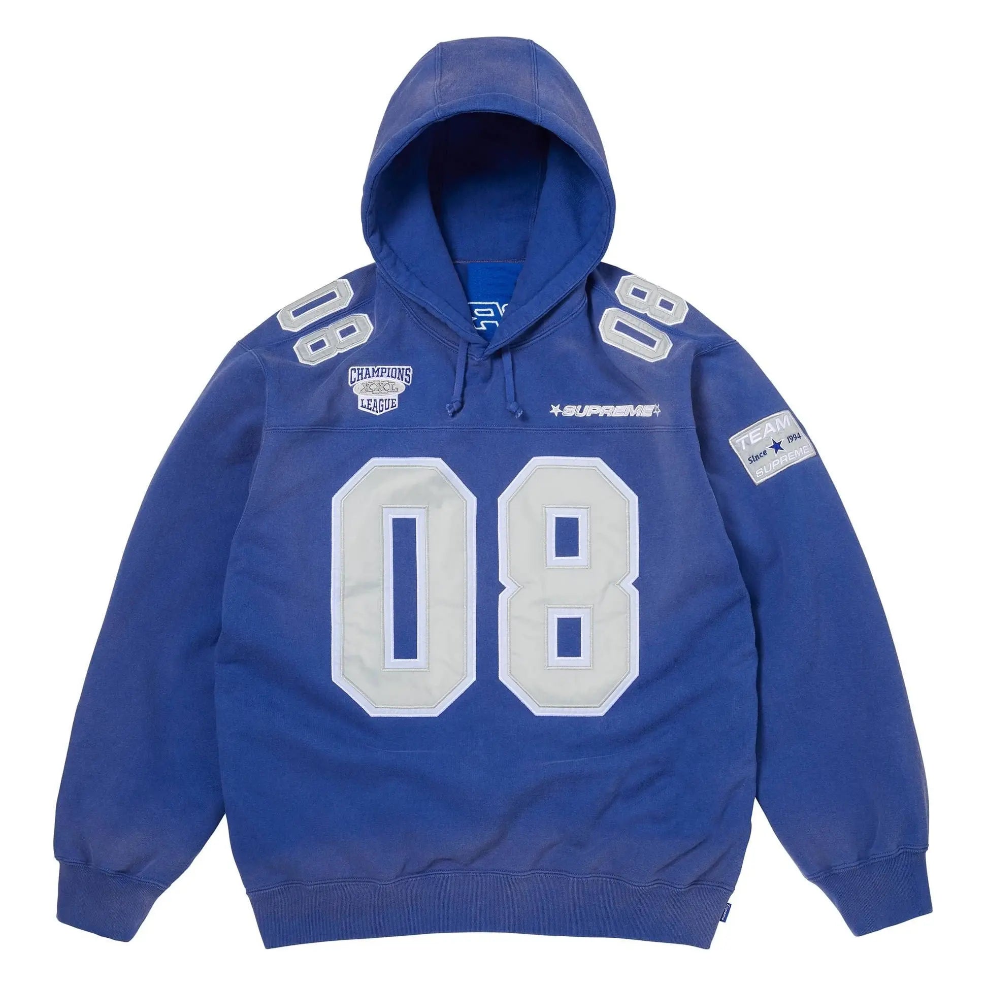 Buy Supreme Hooded Football Sweatshirt