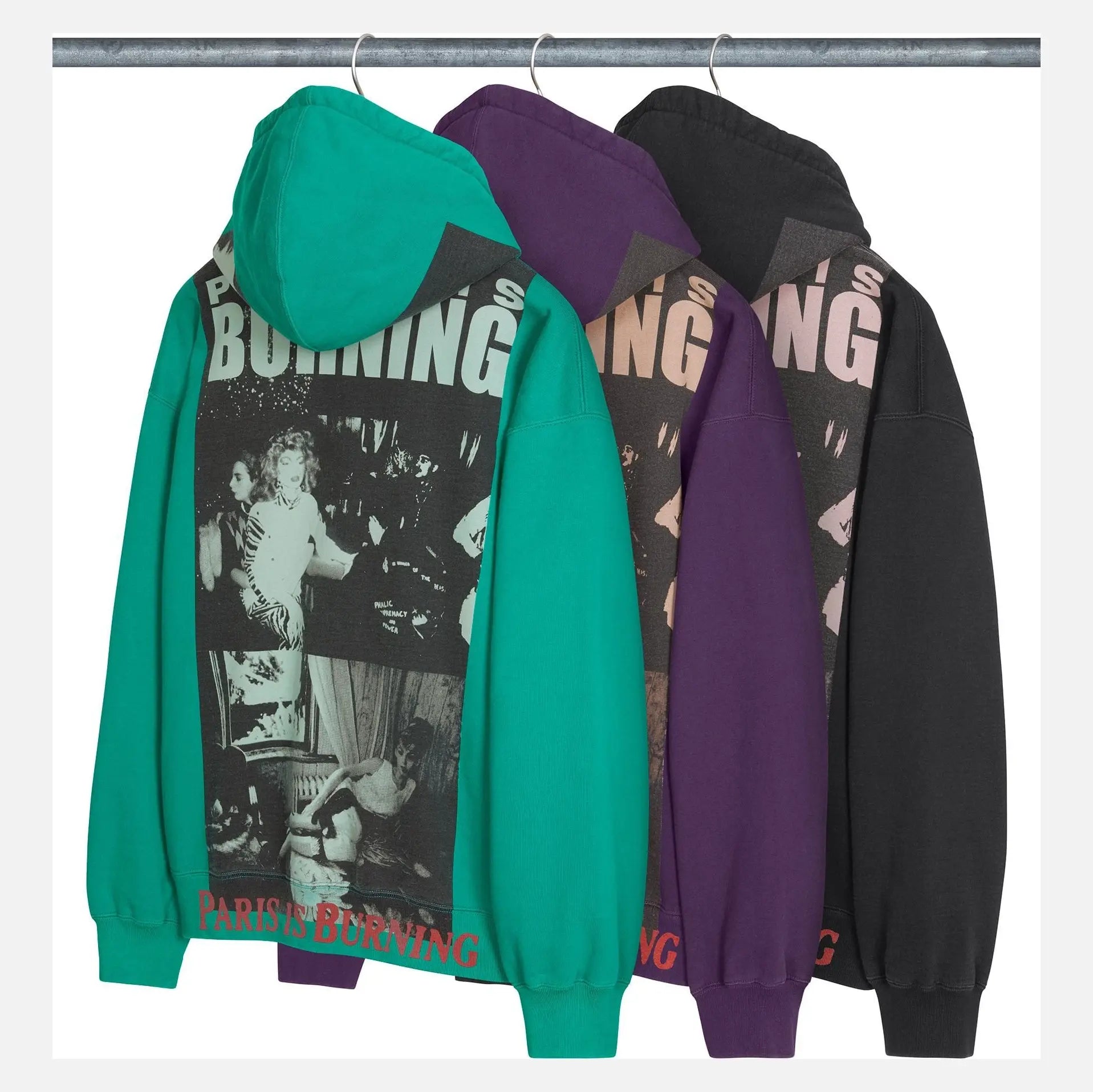 Buy Supreme Paris Is Burning Zip Up Hooded Sweatshirt
