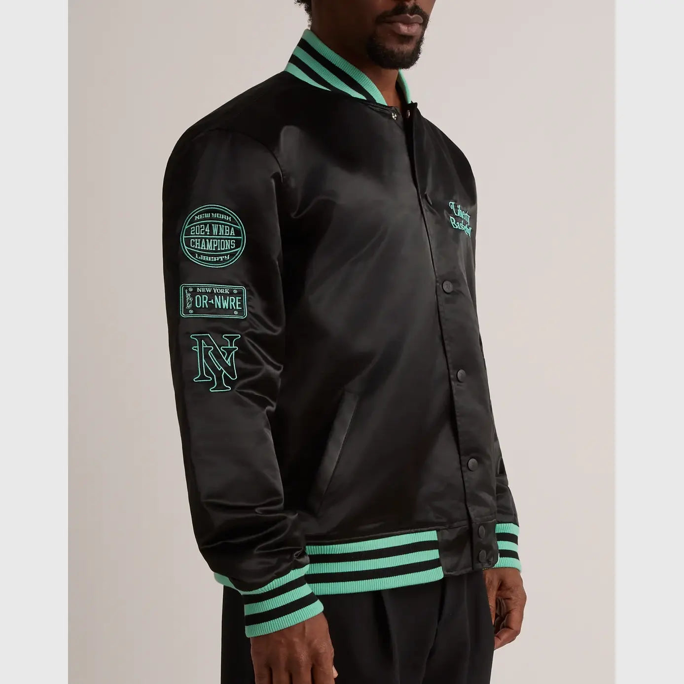 Buy Twin Flame Black Varsity Jacket USA