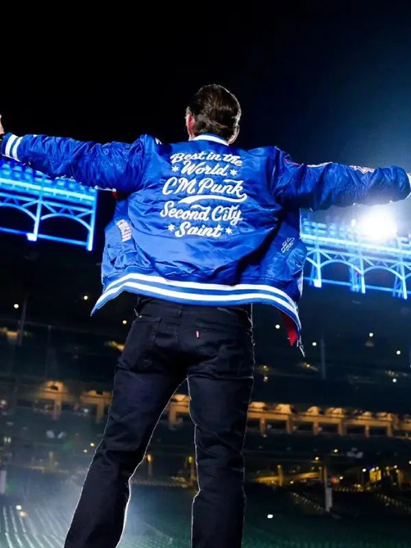 CM Punk Chicago Cubs Jacket