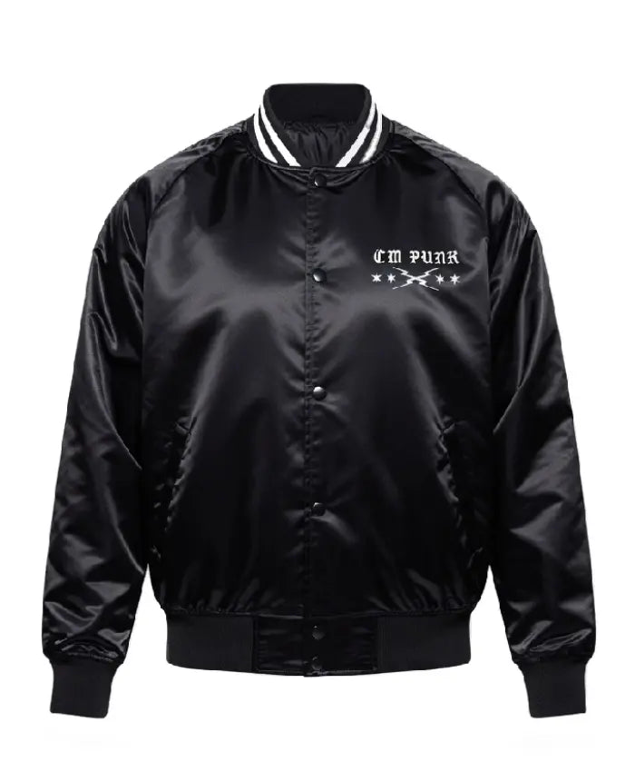 CM punk larry forever black jacket