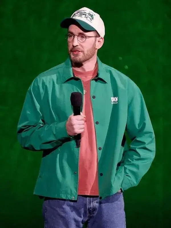 Chris Evans Doomsday Comic Con Green Jacket