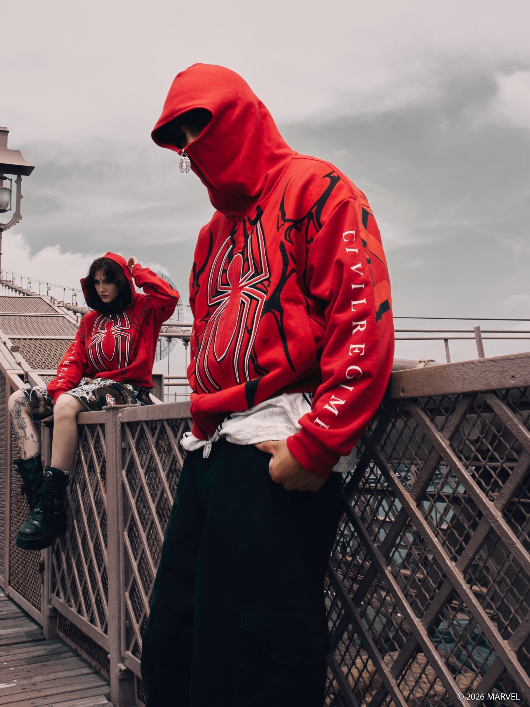 Civil Regime Cage Match Shiesty Red Hoodie