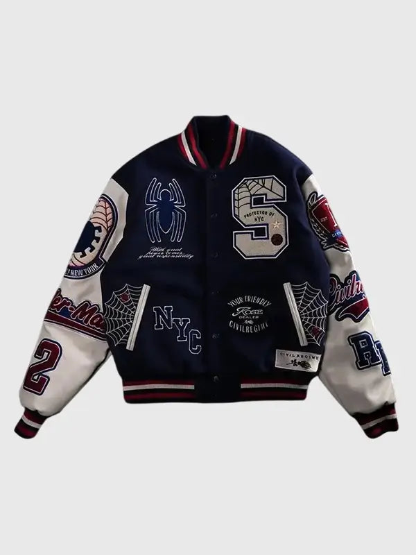 Civil Regime Protector of NYC Navy and Butter Jacket