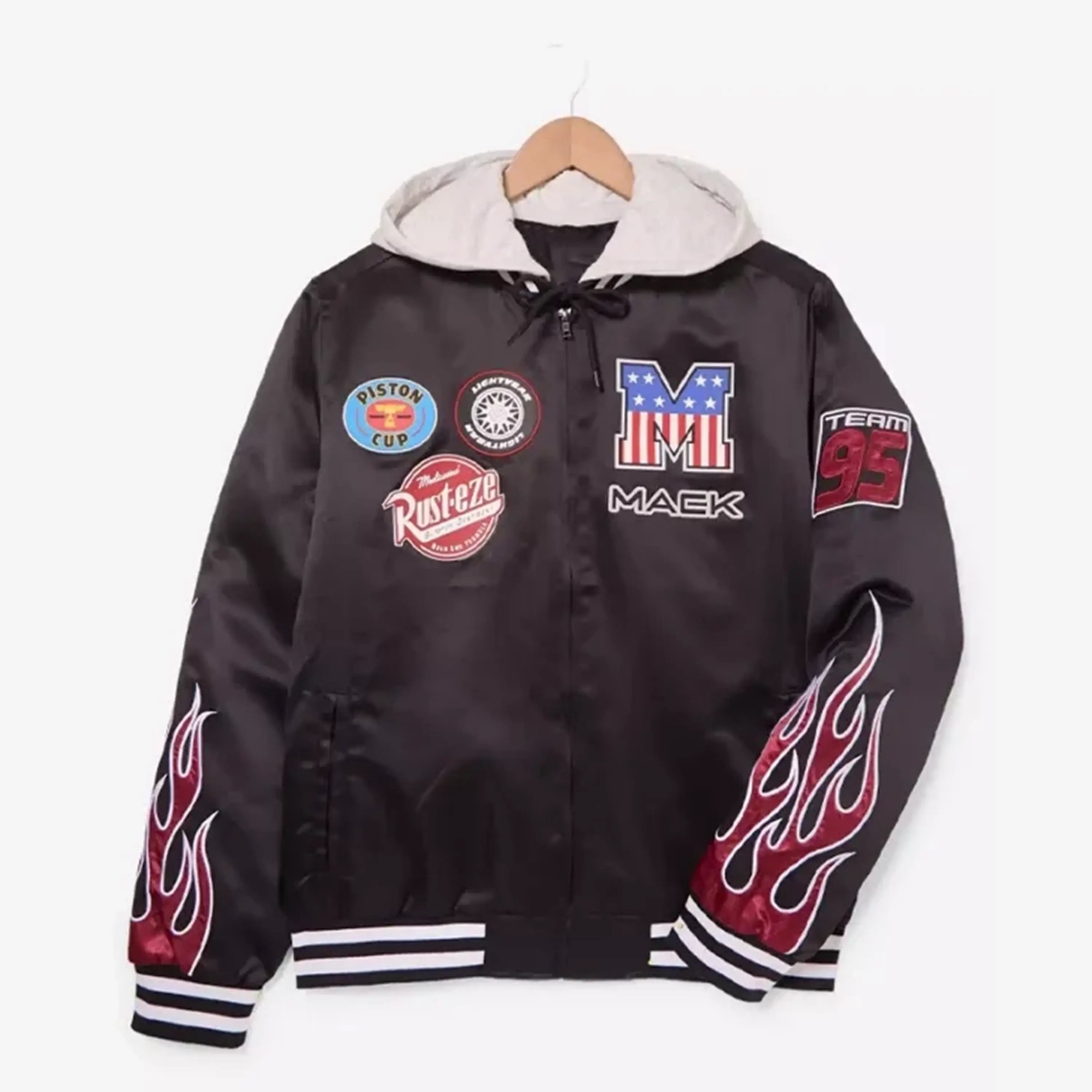 Disney BoxLunch Pixar Cars Mack Hooded Bomber Jacket