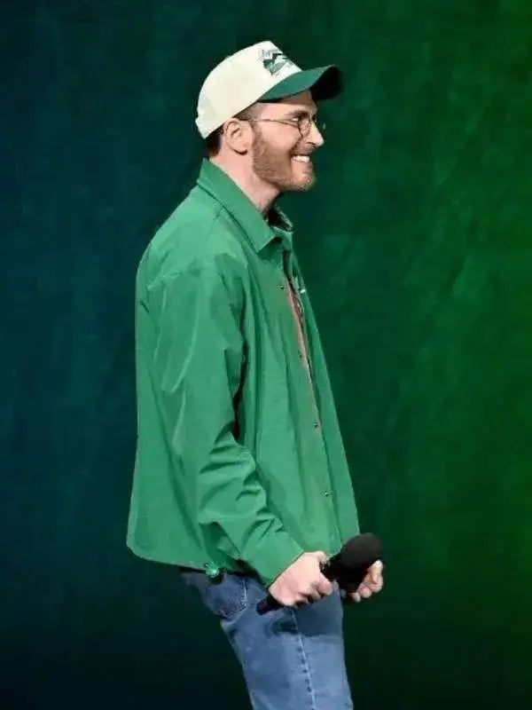 Doomsday CinemaCon 2026 Chris Evans Green Cotton Jacket