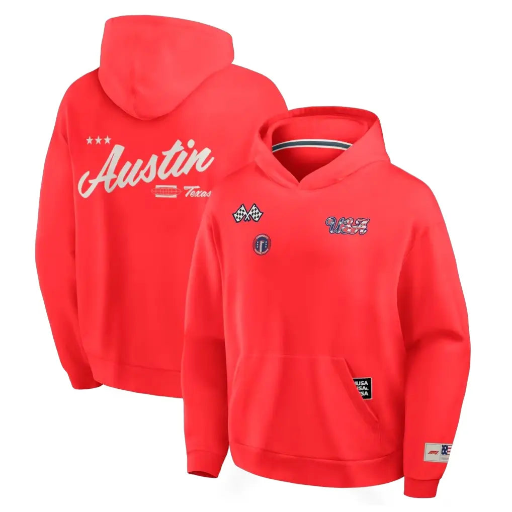 F1 United States Grand Prix  Red Hoodie
