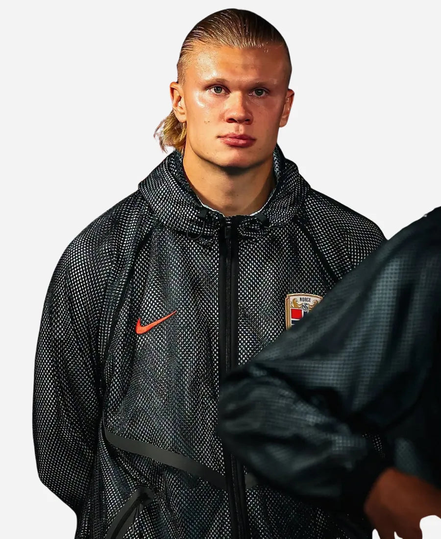 FIFA 2026 Erling Haaland Norway Anthem Mesh Zipper Jacket