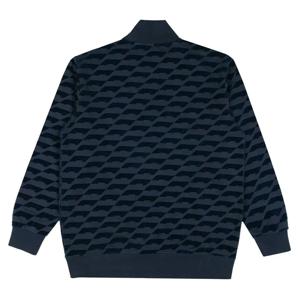 Flocked Print Sweatshirt