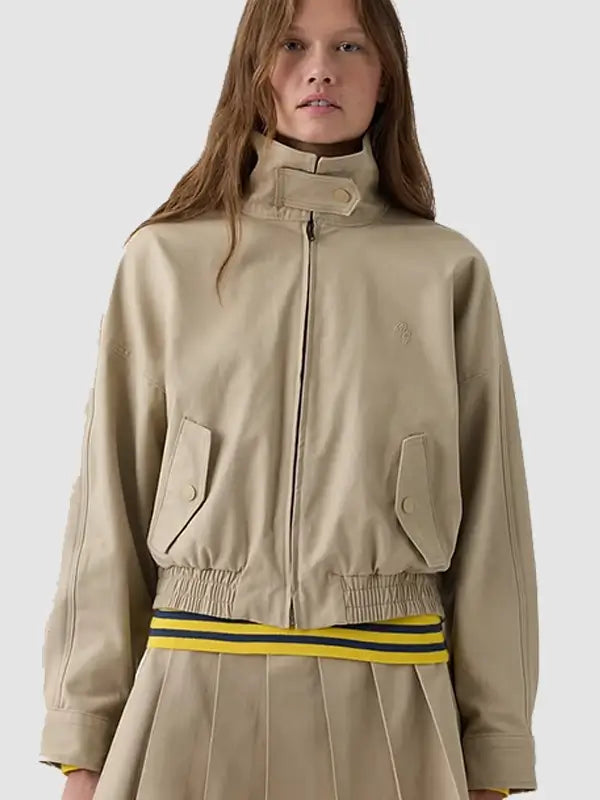 Gap × Malbon Twill Cotton Bomber Jacket