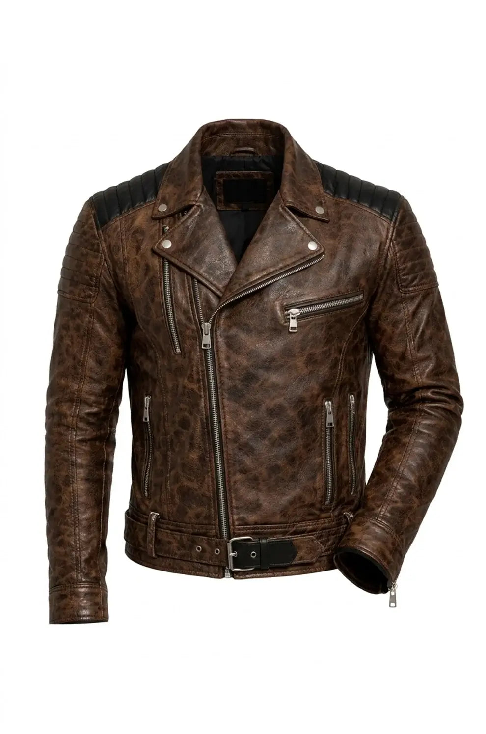 Halloween Night Biker Leather Jacket