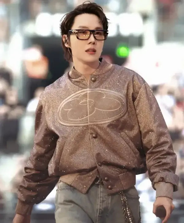 J-hope Paris Tour Louis Vuitton Varsity Jacket