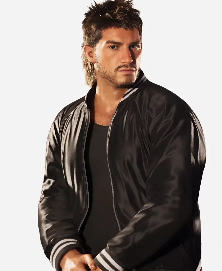 Jason Duval GTA VI Black Bomber Jacket