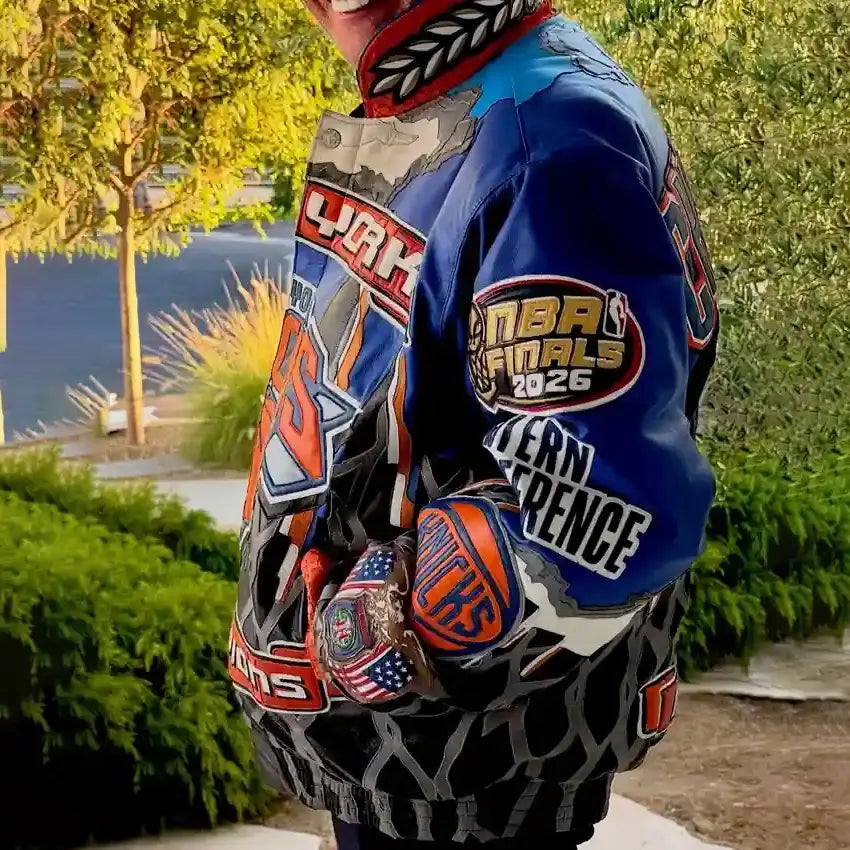 Jeff Hamilton Knicks NBA Champions 2026 Jacket