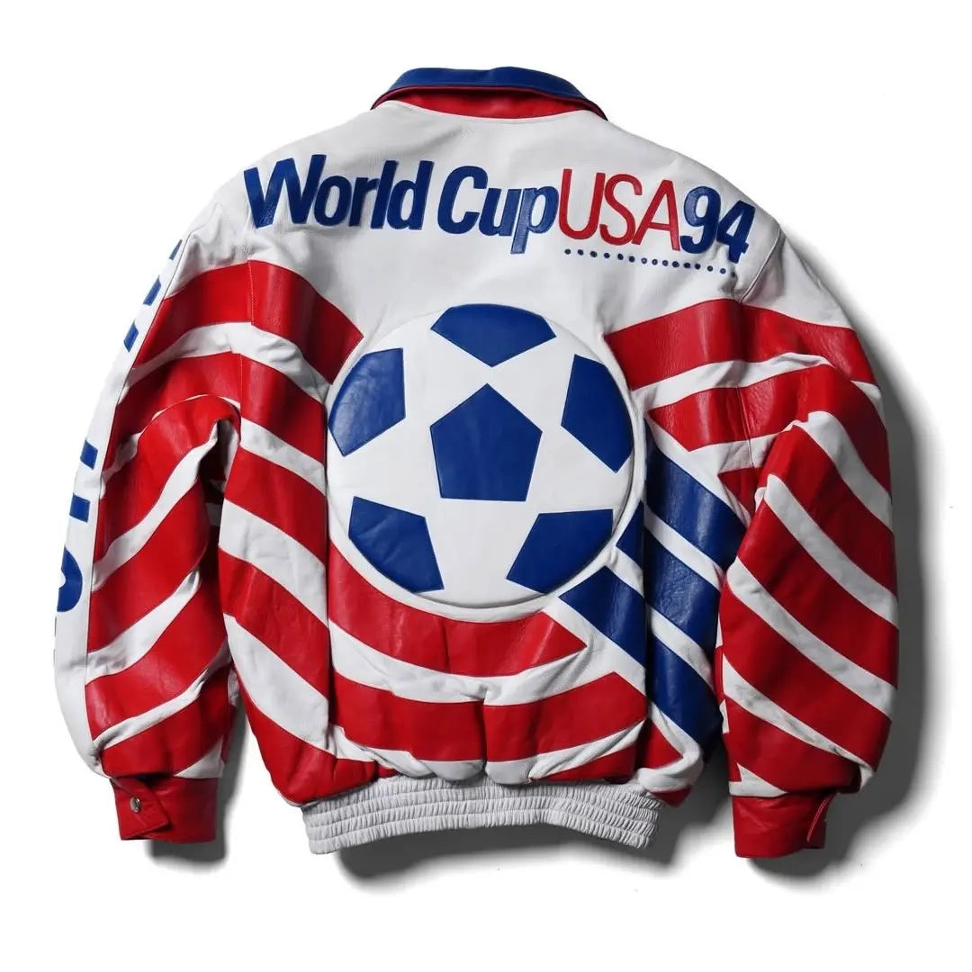 World Cup 94 Jeff Hamilton USA Leather Jacket