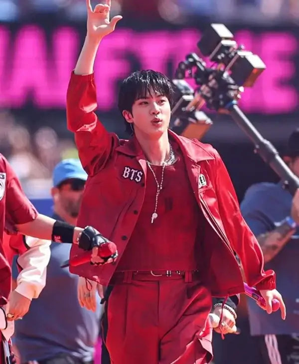 Kim Seok-jin World Cup Final Halftime Show Jacket