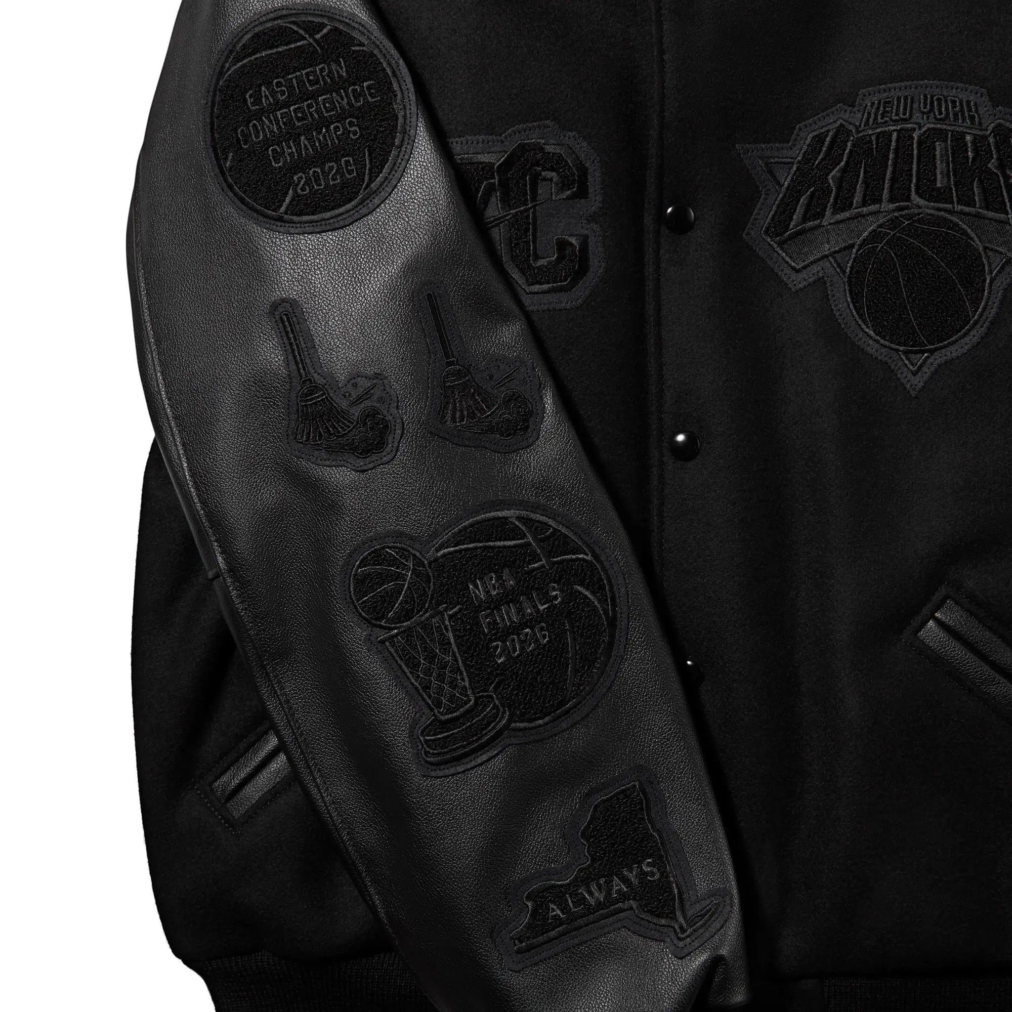 Nike x Settlemier's New York Knicks Champions 2026 Jacket