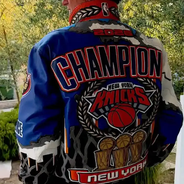 Jeff Hamilton Knicks NBA Champions 2026 Jacket