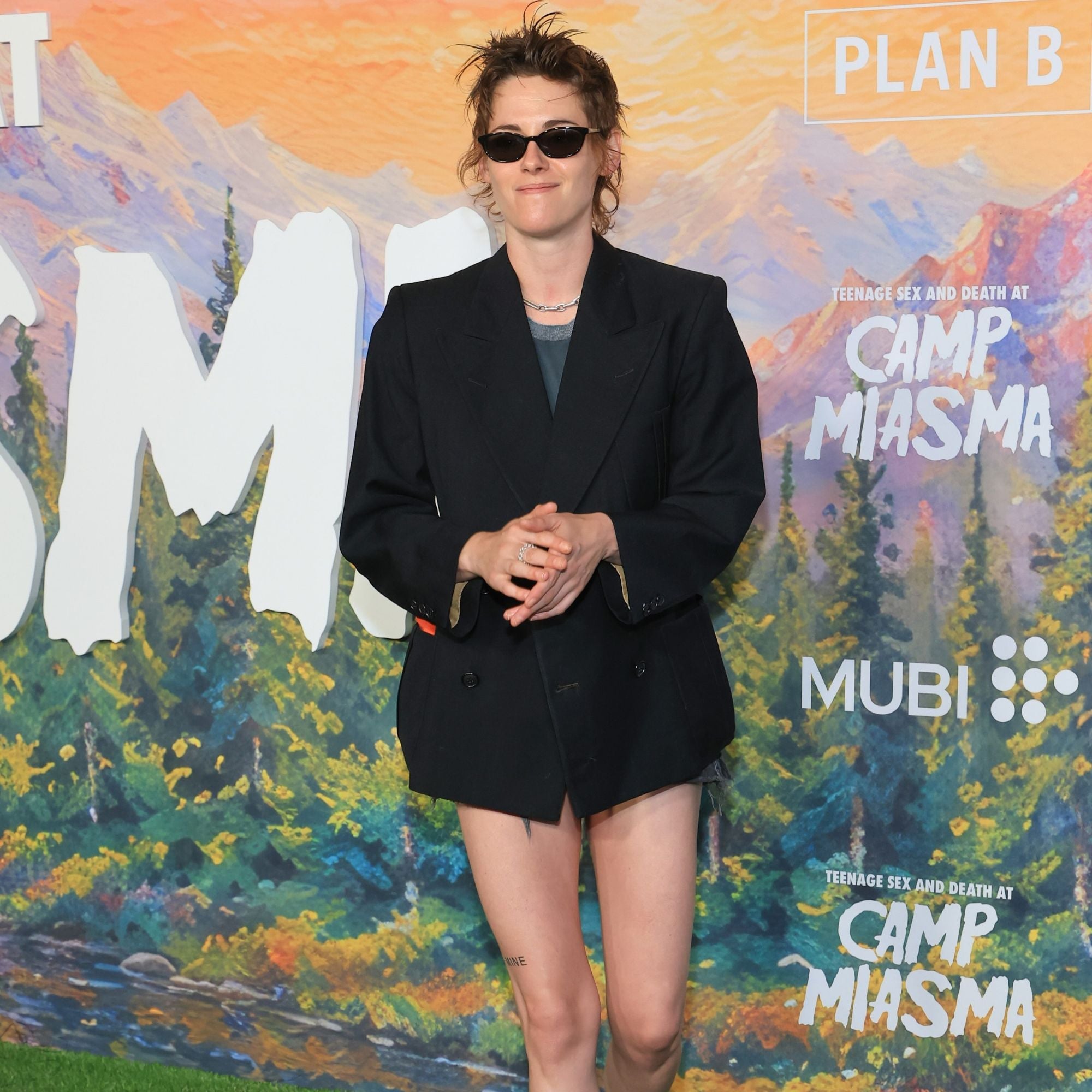 Kristen Stewart Los Angeles Premiere 2026 Gray Blazer