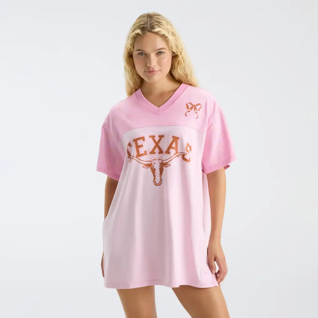 LoveShackFancy Varsity Crush Jersey Dress