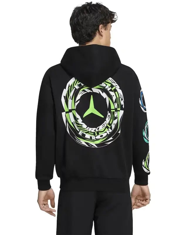 Mercedes AMG Petronas F1 Lights On Hoodie