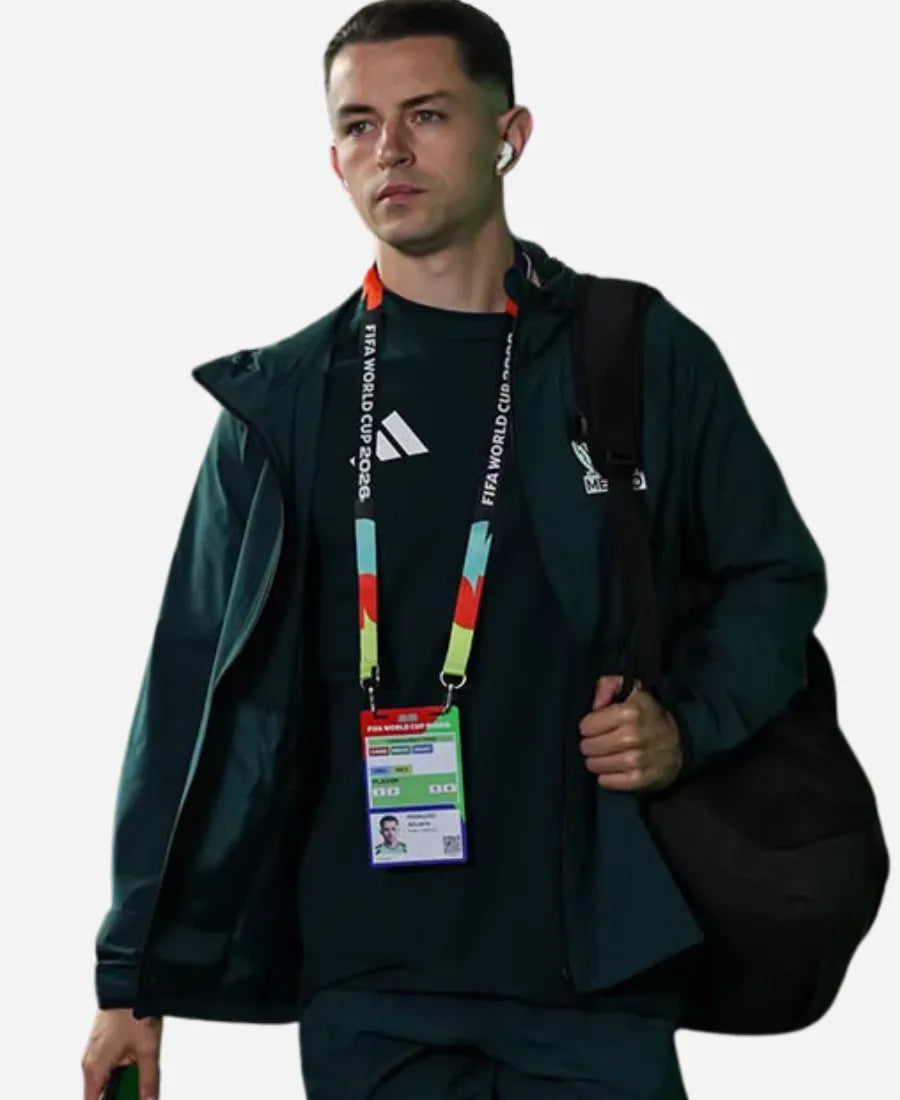 Mexico Green Windbreaker Jacket