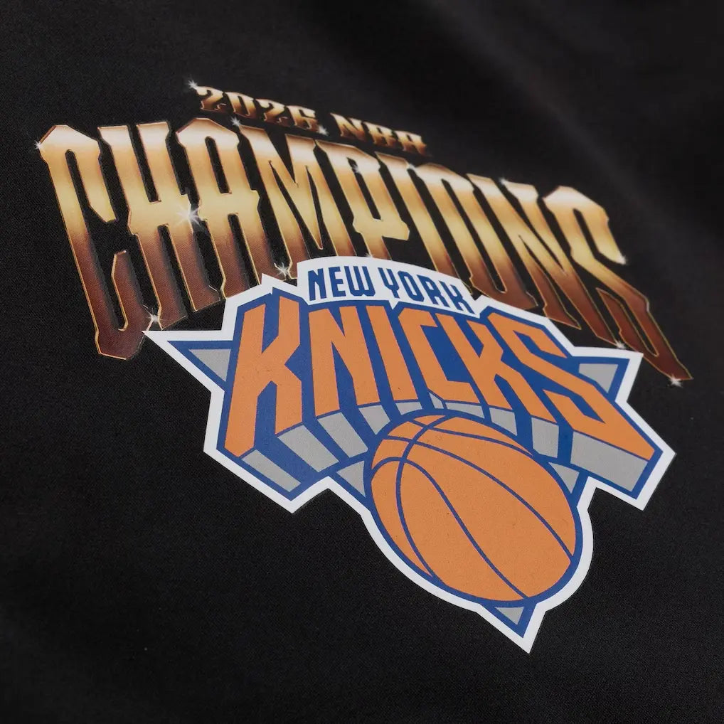 New York Knicks Black Satin Jacket