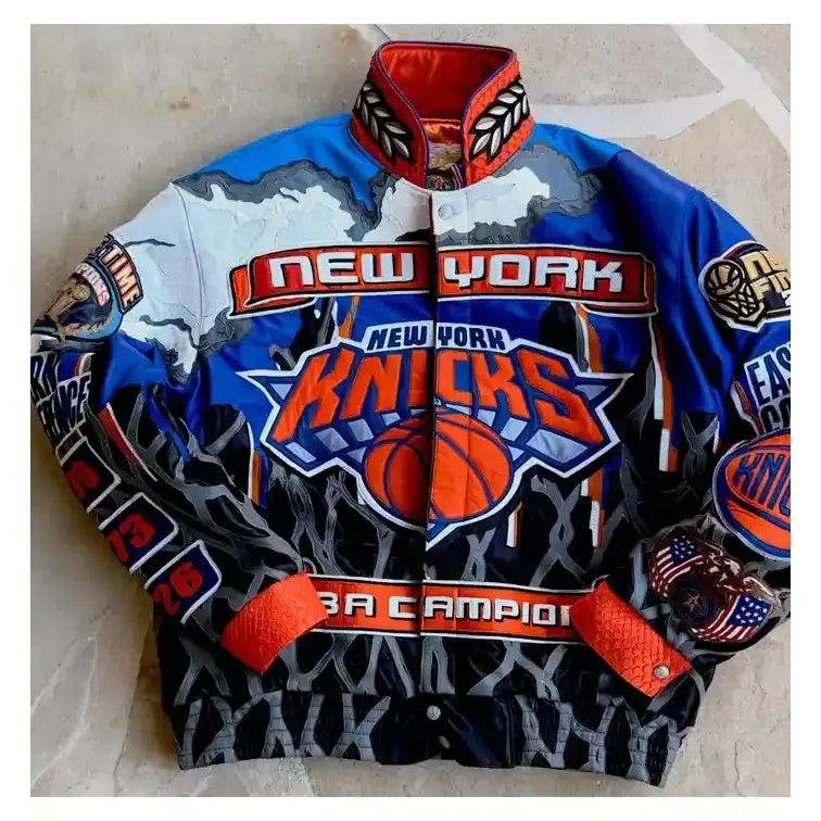 Jeff Hamilton Knicks NBA Champions 2026 Jacket