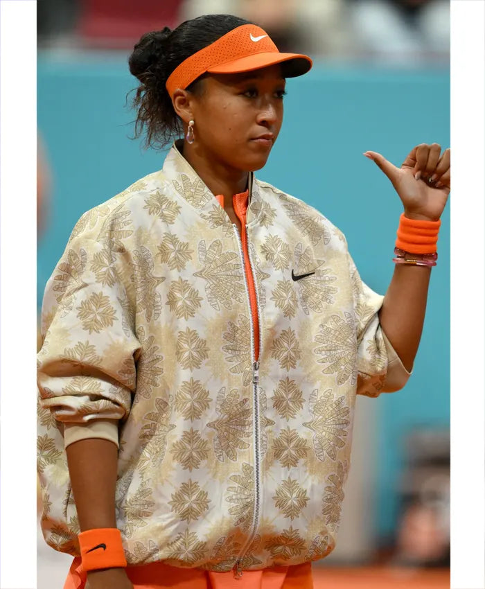 Naomi Osaka Printed Bomber Jacket