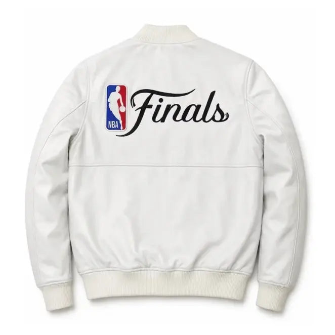 New York Knicks NBA Champions 2026 FISLL White Leather Jacket