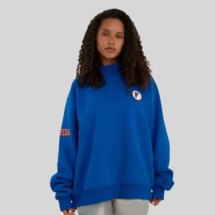 Parke x ’47 Florida Blue Mockneck Sweatshirt