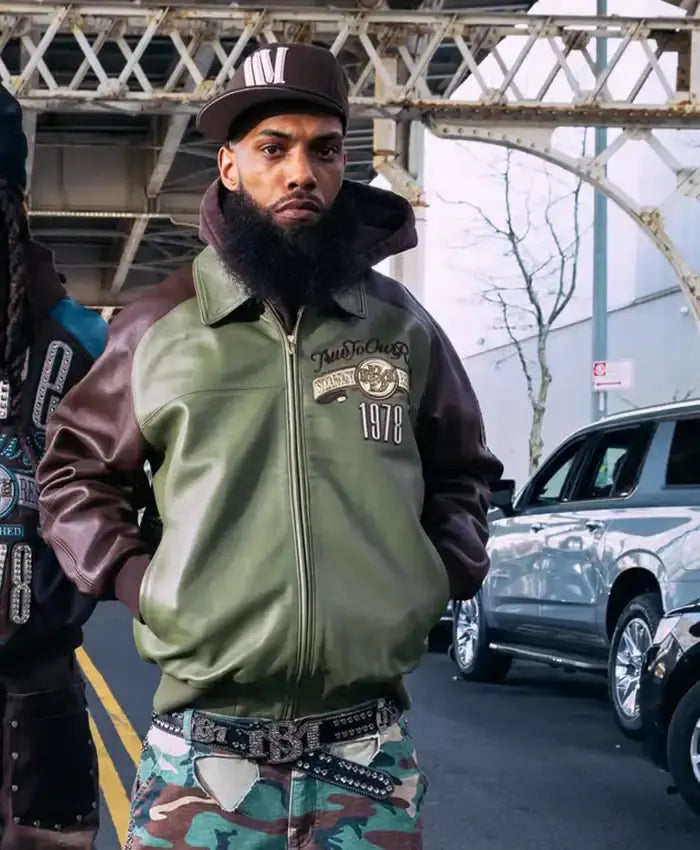 Pelle Pelle Fall 26 True To Our Roots Green Leather Jacket
