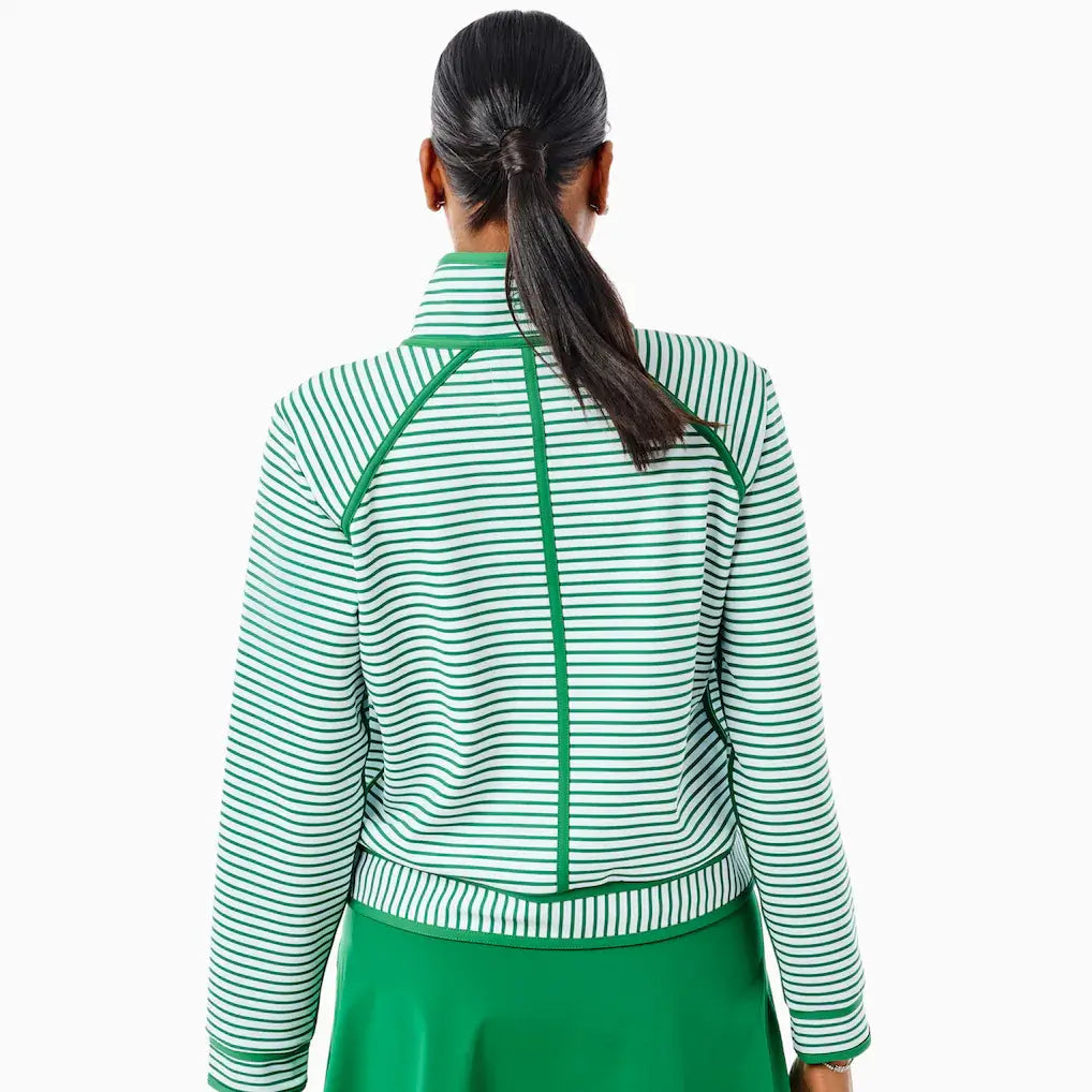 Philadelphia Eagles Addison Bay Quarter-Zip Pullover Green Sweatshirt