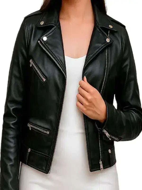 Skeleton Til Death Leather Jacket