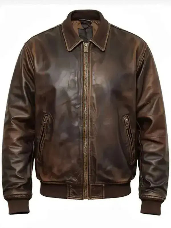 Skull Bomber Leather jacket