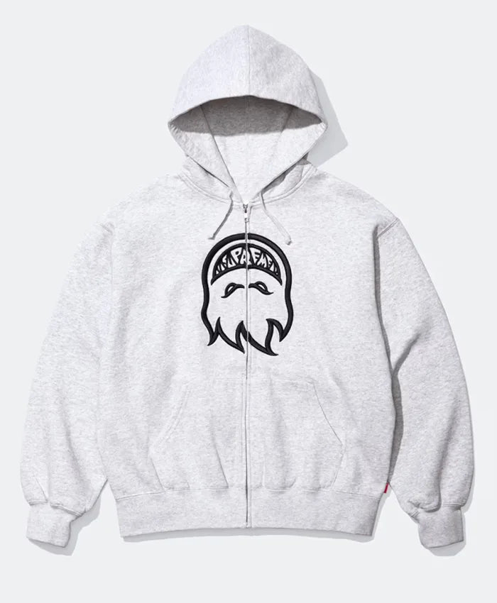 Supreme x Spitfire Zip-Up Hooded  Grey Jacket