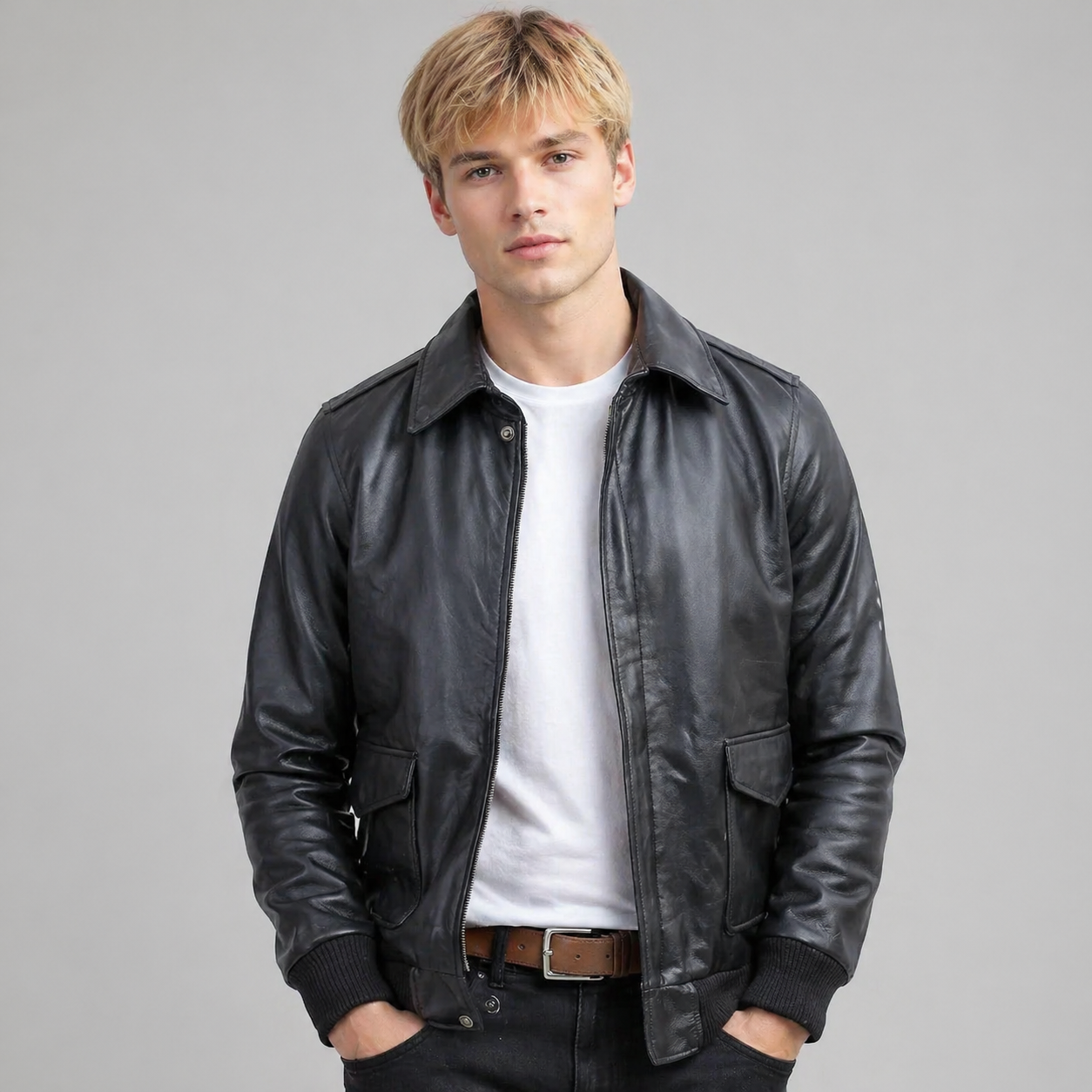US Air Force Flight Aviator A2 Bomber Jacket