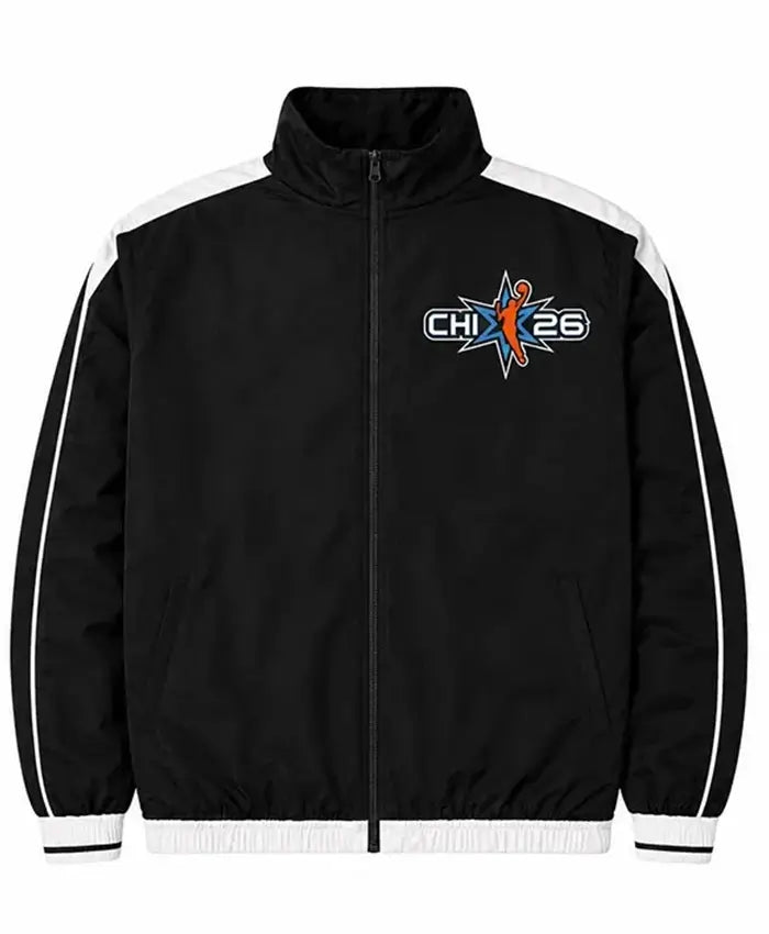 WNBA All-Star Chicago 2026 Black Track Jacket