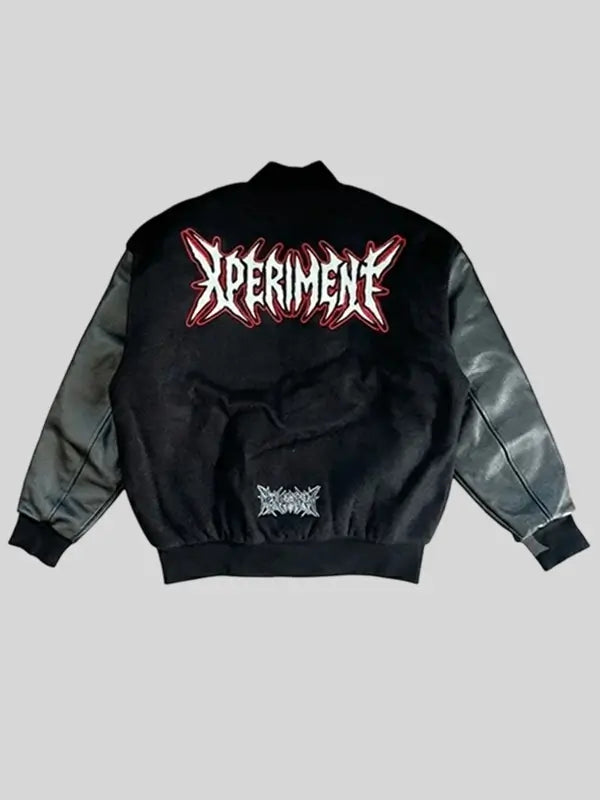 WWE x Ken Carson Black Varsity Jacket