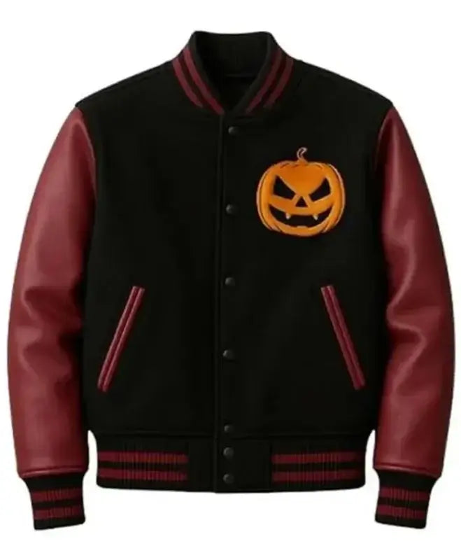 Wicked Pumpkin Letterman Jacket