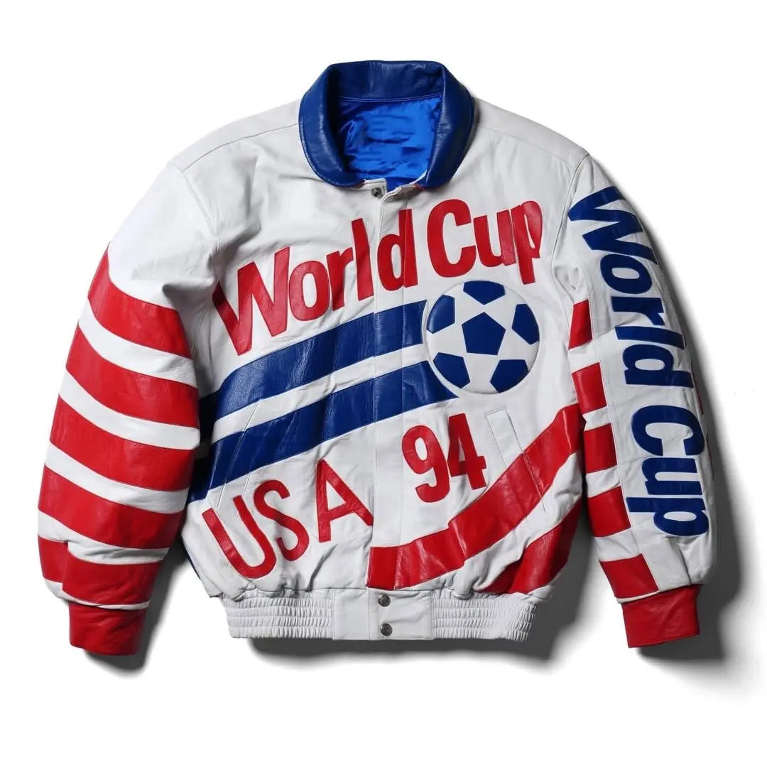 World Cup 94 Jeff Hamilton USA Leather Jacket