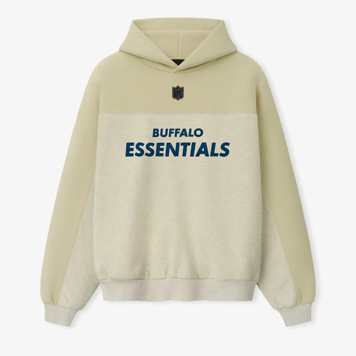 bills inspired 90s relaxed fit hoodie front